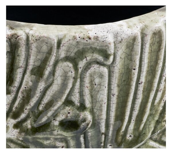 Ghiveci flori decorativ, Verde, 20x20x18.5 cm