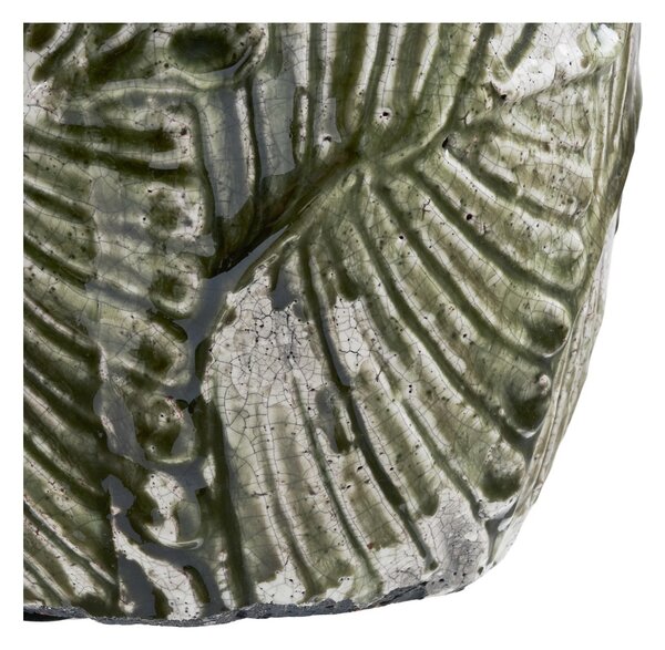 Ghiveci flori decorativ, Verde, 20x20x18.5 cm