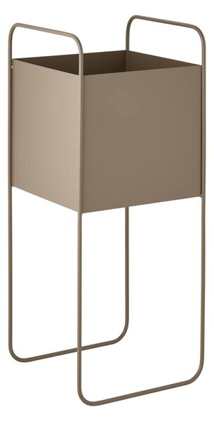 Ghiveci flori decorativ, Maro, 22.5x22.5x54 cm