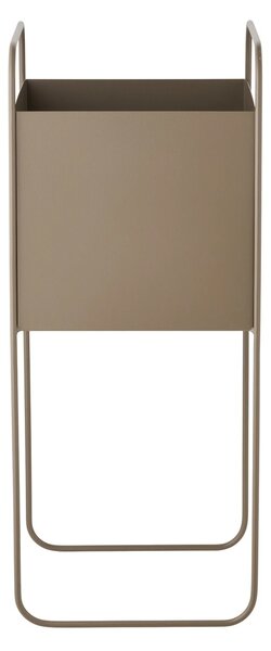 Ghiveci flori decorativ, Maro, 22.5x22.5x54 cm