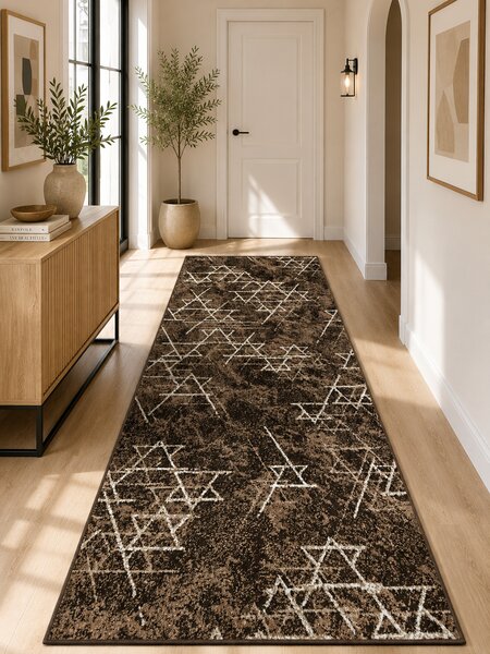 Traversa Covor, Mira 24032, Maro, Latime 120 cm, Diverse Lungimi