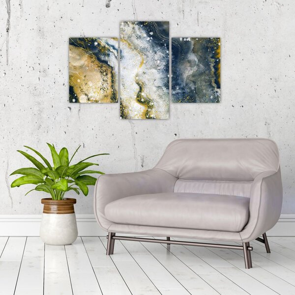 Tablou - Abstract auriu (90x60 cm)