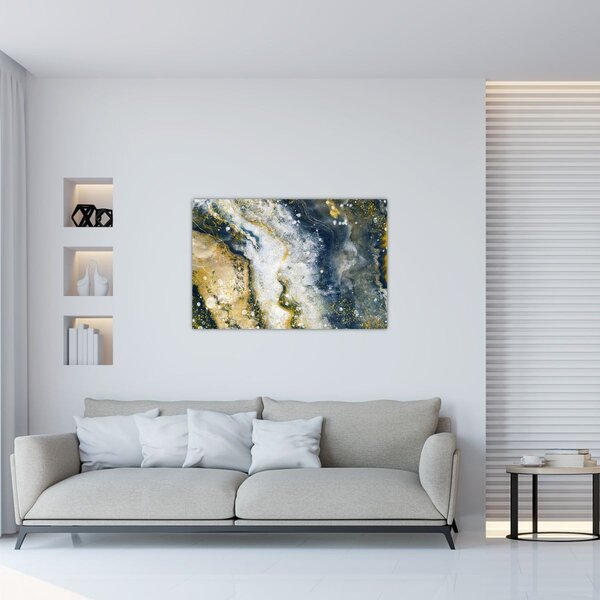 Tablou - Abstract auriu (90x60 cm)