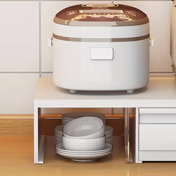 Counterslide™ Organizator De Masă Extensibil Pe Două Fețe, Alb