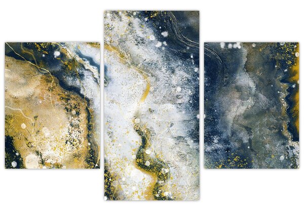 Tablou - Abstract auriu (90x60 cm)