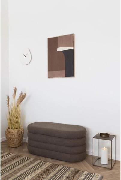 Ceas de perete Vienna, Alb pal, 3.5x28x33 cm