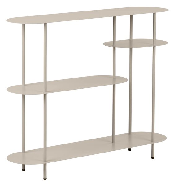 Etajera metalica joasa Rieti, Nisip , 118x31x97 cm