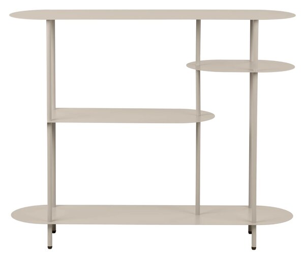 Etajera metalica joasa Rieti, Nisip , 118x31x97 cm