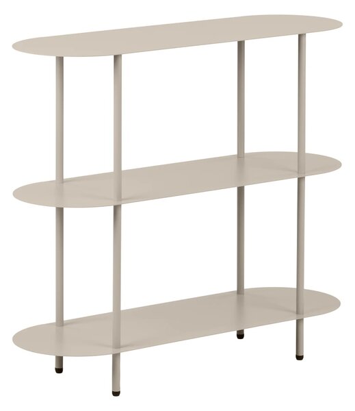 Etajera metalica joasa Rieti, Bej, 90x31x81 cm