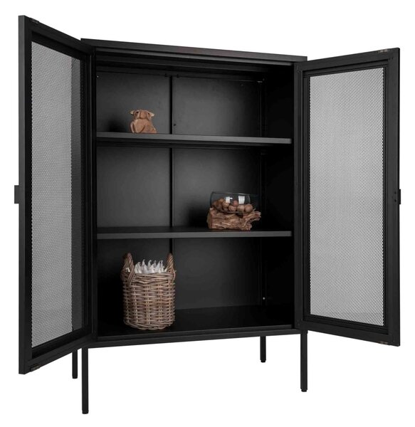 Dulap Cabinet, Negru , 40x80x120 cm