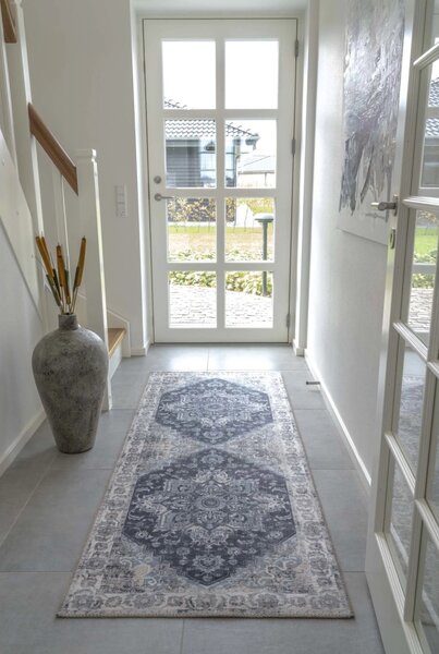 Covor Traversa pentru hol Havana, Albastru, 200x80x1 cm