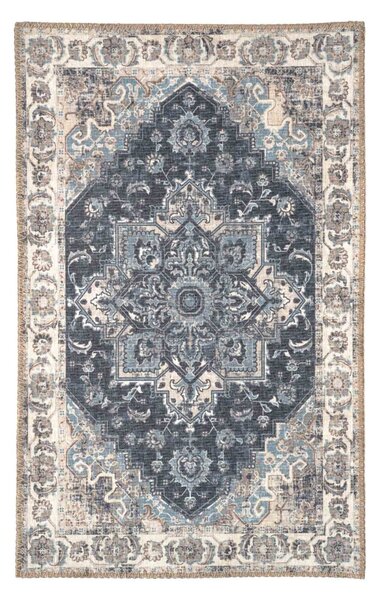 Covor intrare Doormat, Albastru, 80x50x1 cm