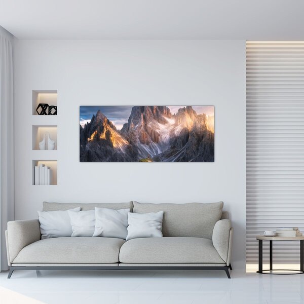 Tablou - Panoramă de munte (120x50 cm)