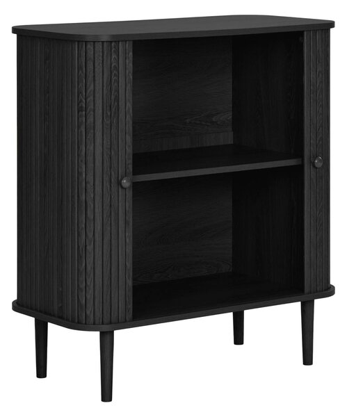 Comoda Nikko, Negru , 80x40x87 cm