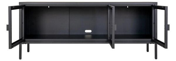 Comoda TV Brisbane, Negru, 40x130x55 cm