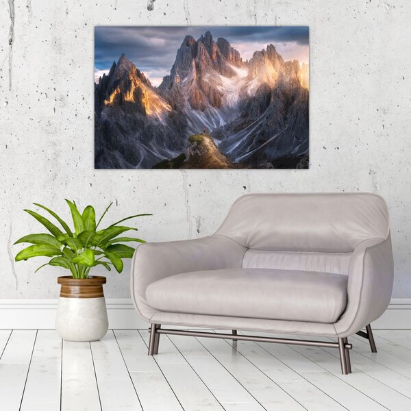 Tablou - Panoramă de munte (90x60 cm)