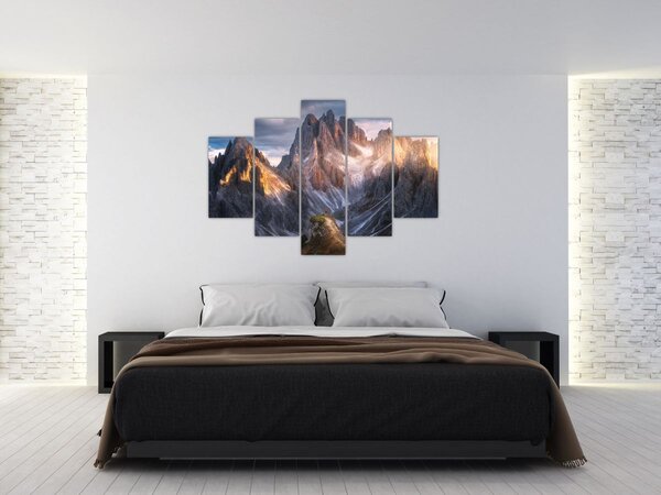 Tablou - Panoramă de munte (150x105 cm)