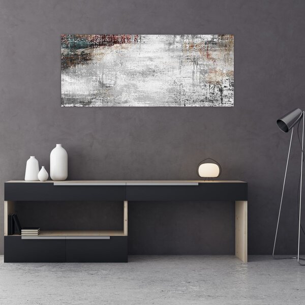 Tablou - Abstract pânză texturată (120x50 cm)