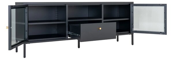 Comoda TV Dalby, Negru, 35x150x60 cm