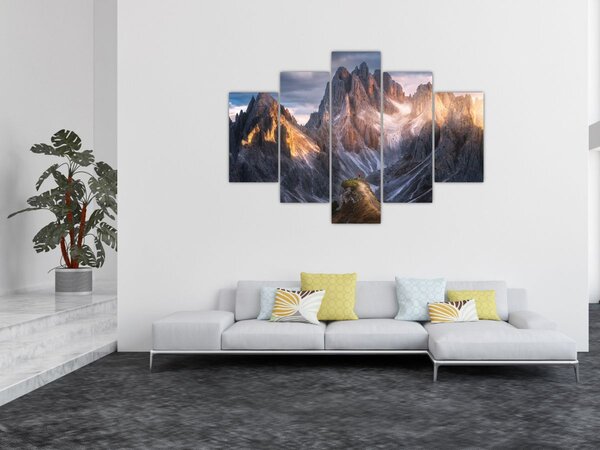 Tablou - Panoramă de munte (150x105 cm)