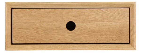 Comoda de perete Luzern, Nuc, 25x40x15 cm