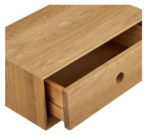 Comoda de perete Luzern, Nuc, 25x40x15 cm