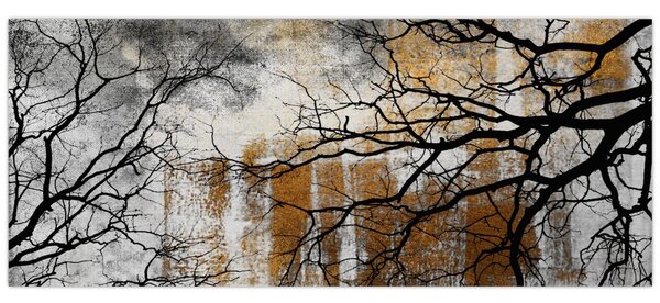 Tablou - Siluetă copac (120x50 cm)