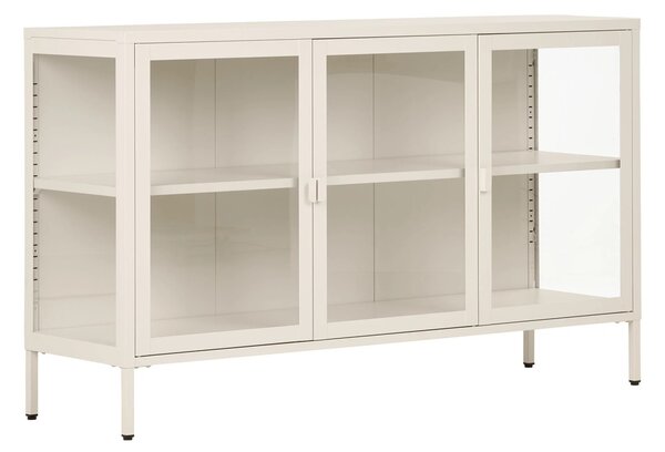 Comoda Brisbane, Alb pal, 40x140x85 cm