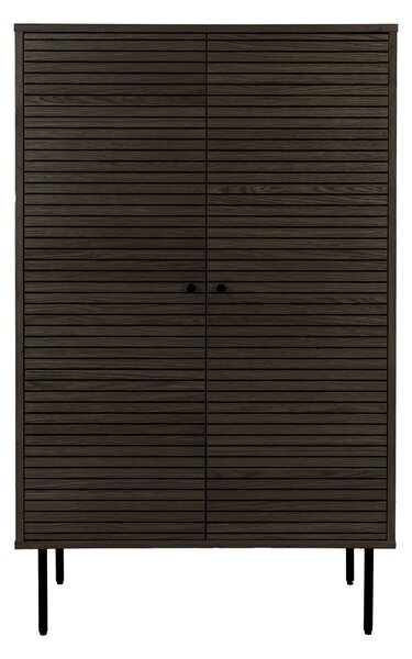 Comoda inalta Kyoto, Gri, 40x80x130 cm