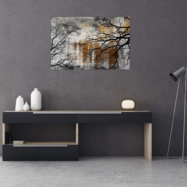 Tablou - Siluetă copac (90x60 cm)
