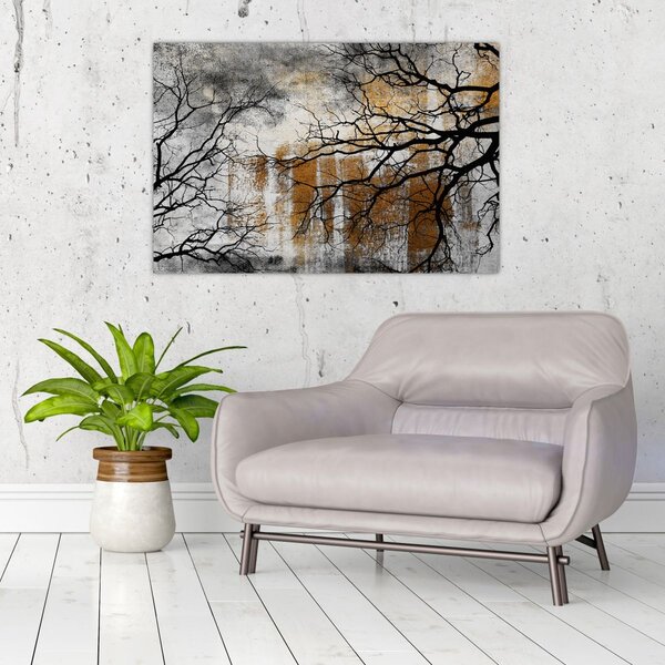 Tablou - Siluetă copac (90x60 cm)
