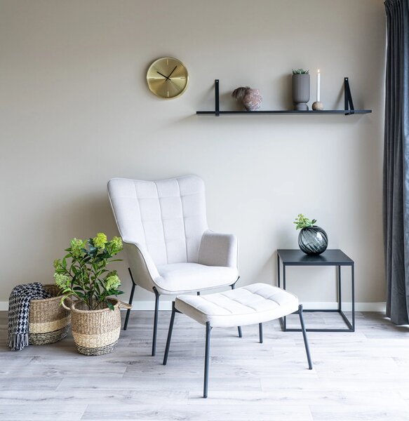 Ceas de perete Istanbul, Auriu, 4x30x30 cm