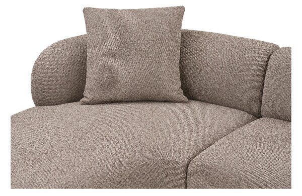 Canapea lounge stanga Kingston, Maro, 90x175x294x69 cm