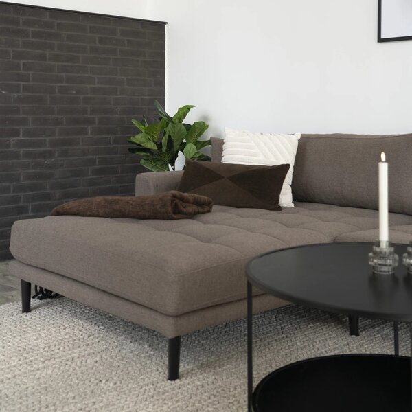 Canapea lounge stanga Lido, Maro, 170x92x290x76 cm