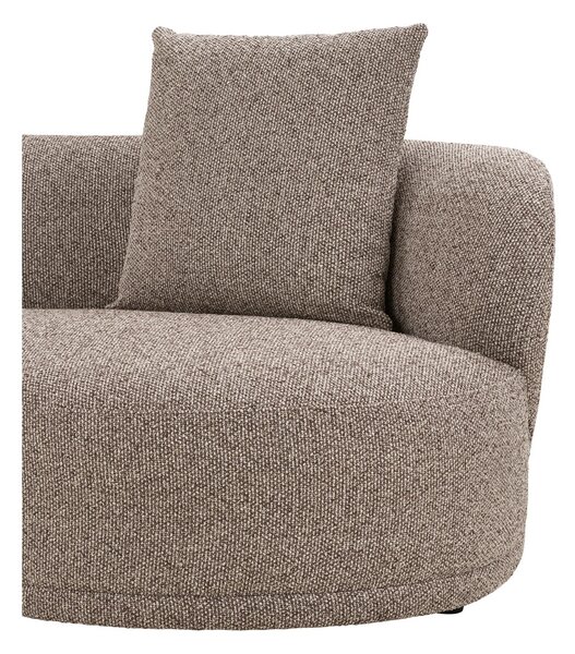 Canapea lounge stanga Kingston, Maro, 90x175x294x69 cm