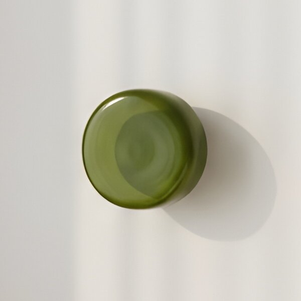 ALDEX Aplică BonBon, verde, Ø 16 cm, sticlă, reglabil, Verde, Camera de zi / sufragerie, Sticlă, Design