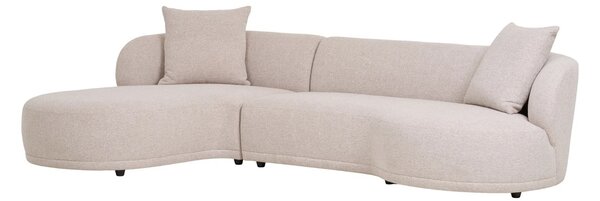 Canapea lounge Kingston, Natural, 90x175x294x69 cm