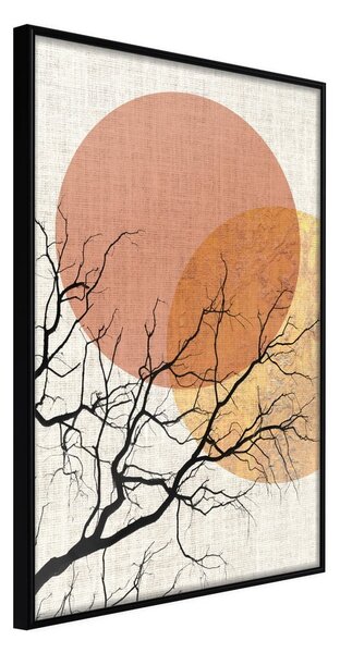 Poster cu ramă Artgeist Gloomy Tree, 30 x 45 cm