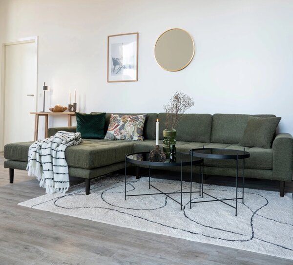 Canapea lounge Lido, Verde masliniu , 170x92x290x76 cm