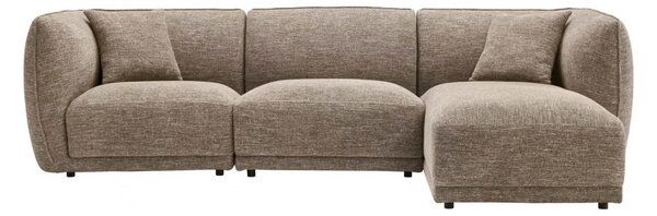 Canapea lounge Noor, Maro, 94x166x276x75 cm