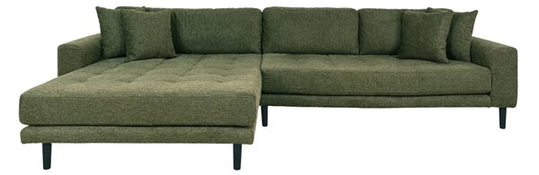 Canapea lounge Lido, Verde masliniu , 170x92x290x76 cm
