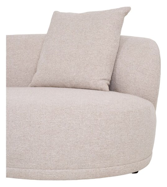 Canapea lounge Kingston, Natural, 90x175x294x69 cm