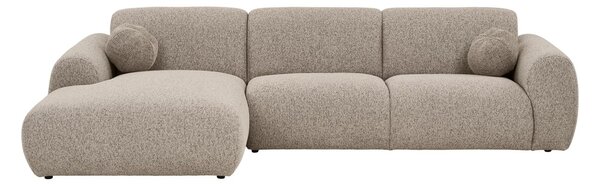 Canapea lounge Clyde, Gri, 109x177x300x75 cm