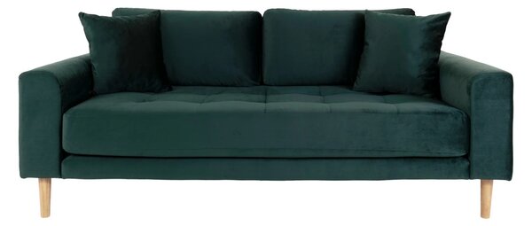 Canapea Lido, Verde inchis, 93x180x76 cm