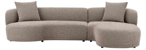 Canapea lounge dreapta Kingston, Maro, 90x175x294x69 cm