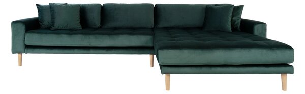 Canapea Lido, Verde, 170x92x290x76 cm
