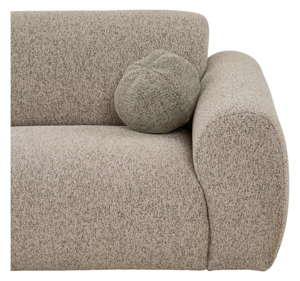 Canapea lounge Clyde, Gri, 109x177x300x75 cm