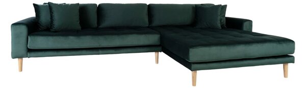 Canapea Lido, Verde, 170x92x290x76 cm