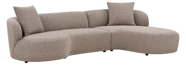 Canapea lounge dreapta Kingston, Maro, 90x175x294x69 cm