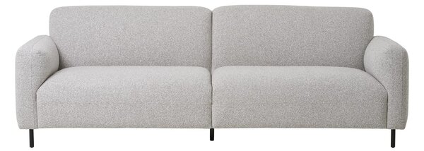Canapea 3 locuri Salvador, Gri deschis , 93x228x80 cm